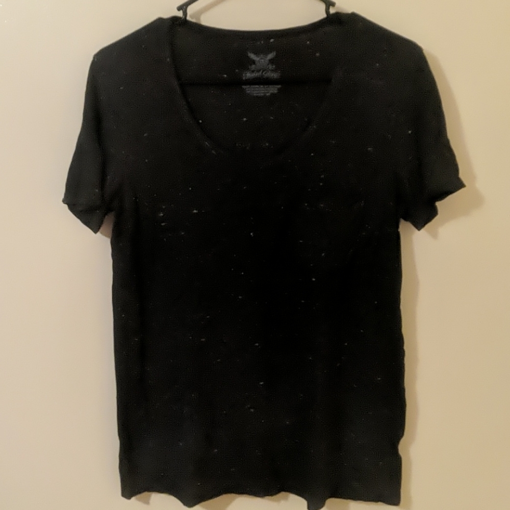 Faded Glory dark grey flecked shirt